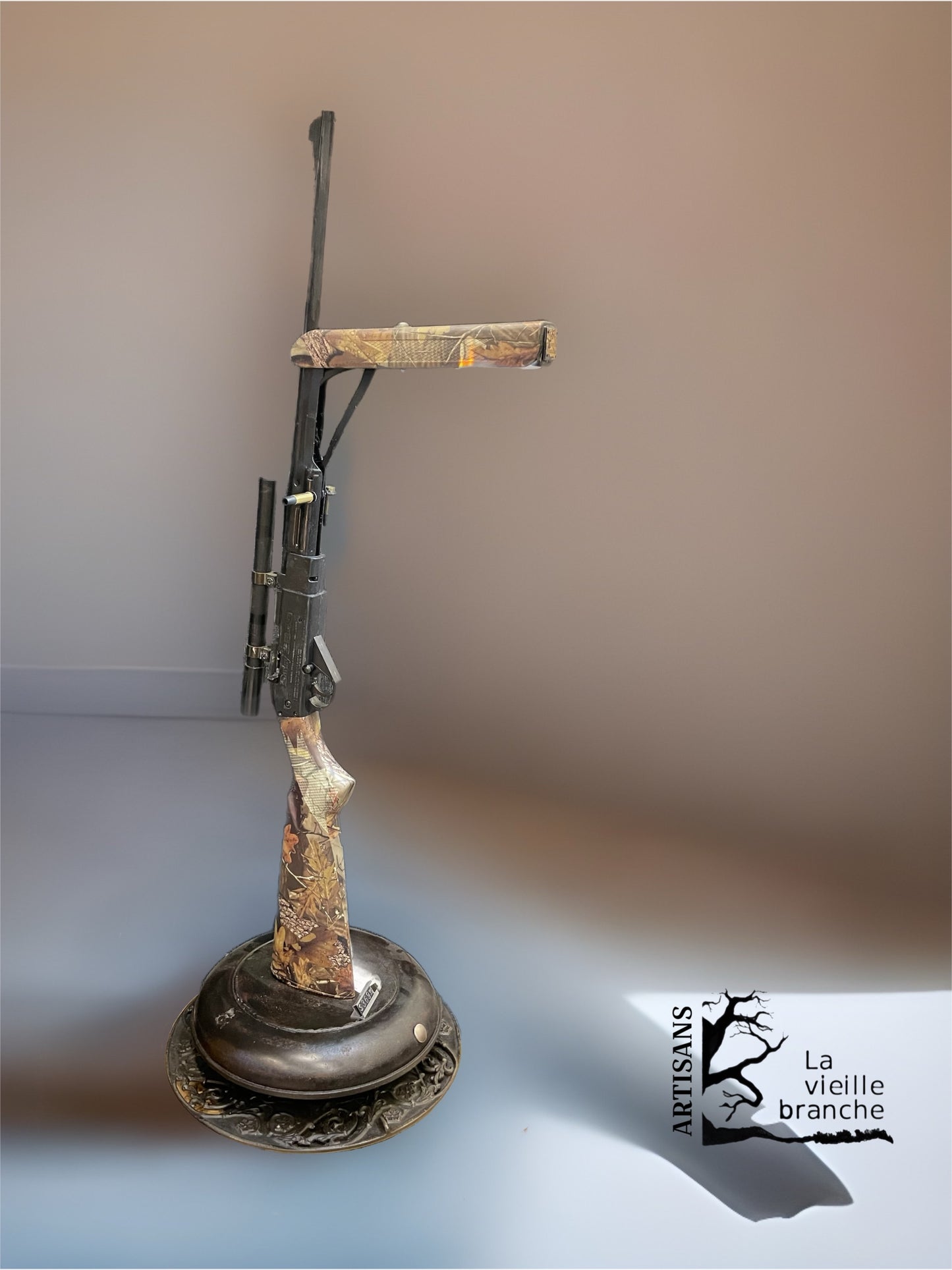Lampe carabine à plomb