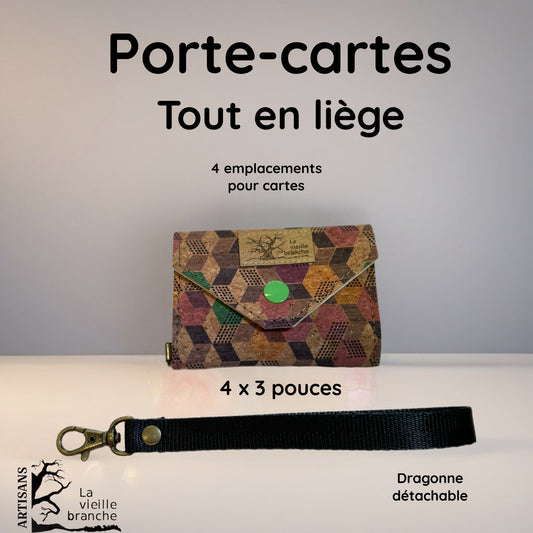 Porte-carte en liège