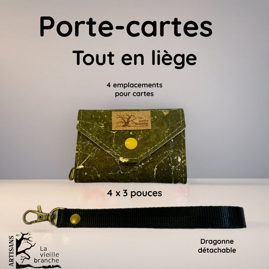 Porte-carte en liège