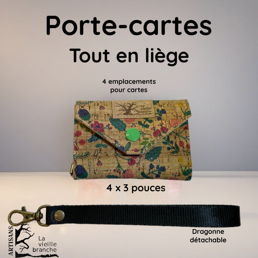 Porte-carte en liège