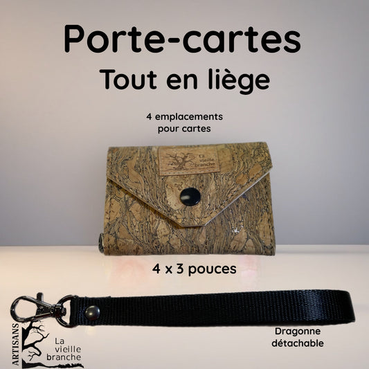 Porte-carte en liège