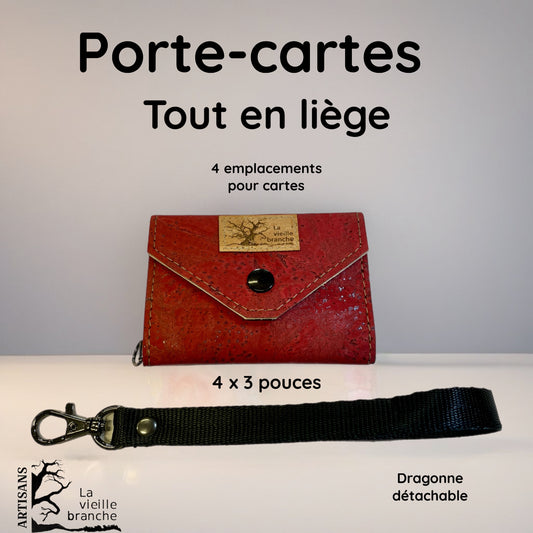 Porte-carte en liège