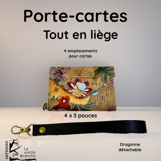 Porte-carte en liège