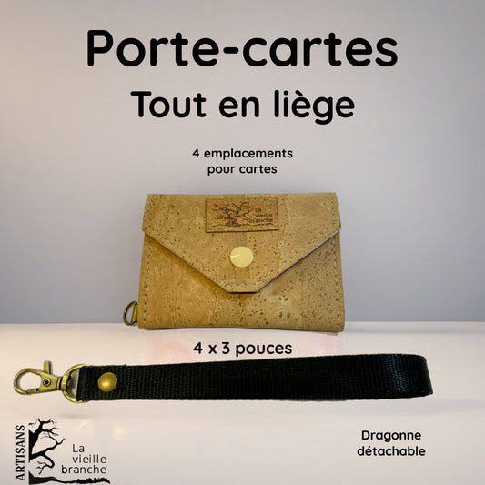 Porte-carte en liège