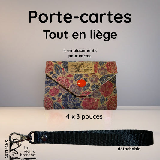 Porte-carte en liège