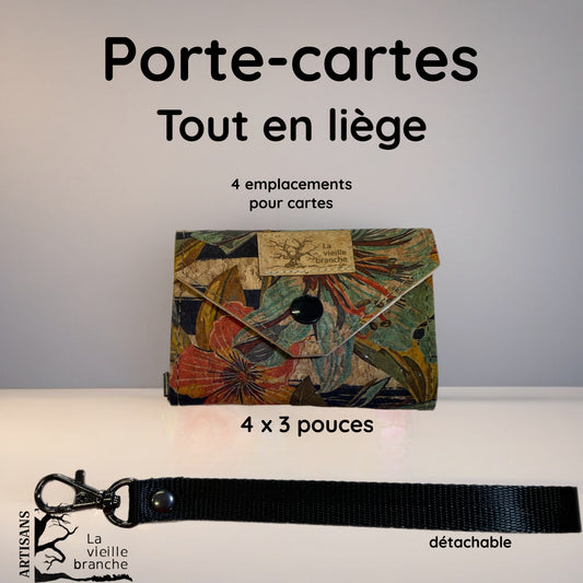 Porte-carte en liège