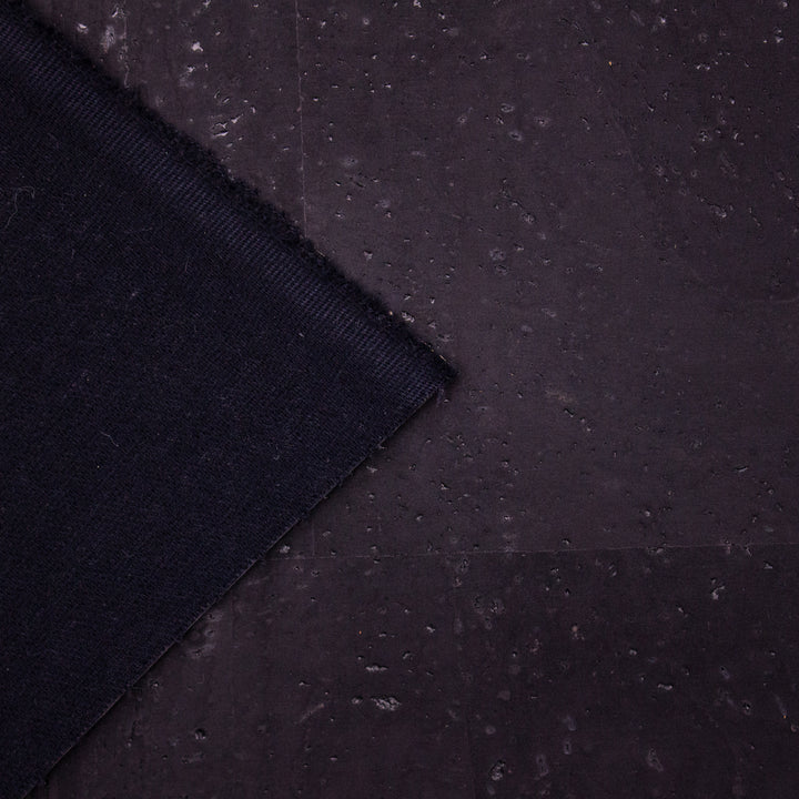 Tissus de liège couleur Noir mat